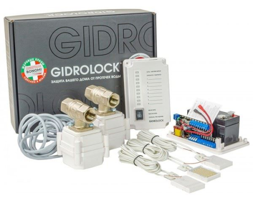 Комплект Gidrolock Premium Bonomi 1" (2 электропривода)