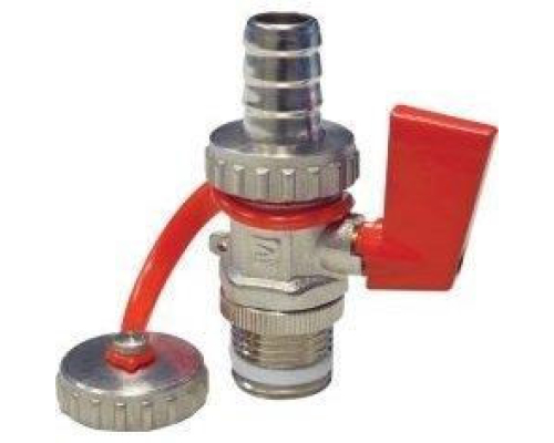 Кран шаровой никелированный Afriso KFE 1/2"
