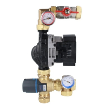 Насосно-смесительный узел Afriso с насосом Grundfos UPM3 FLEX AS 15-70/130 мм