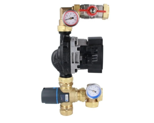 Насосно-смесительный узел Afriso с насосом Grundfos UPM3 FLEX AS 15-70/130 мм