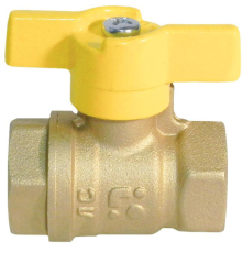 Кран шаровой БАЗ 11Б27п Ду15 А10/1 газ 1/2” вр/вр бабочка