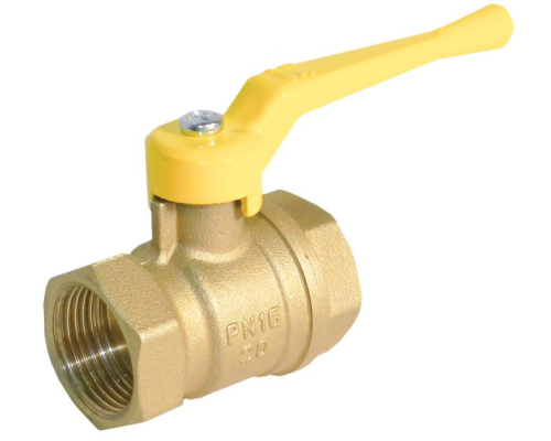 Кран шаровой БАЗ 11Б27п Ду15 А10 газ 1/2” вр/вр рычаг