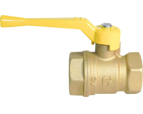 Кран шаровой БАЗ 11Б27п Ду15 А10 газ 1/2” вр/вр рычаг