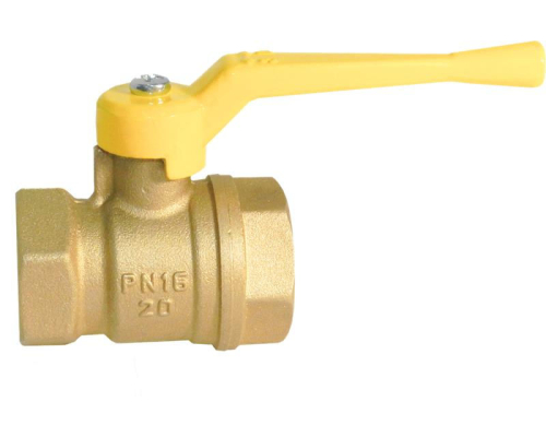 Кран шаровой БАЗ 11Б27п Ду15 А10 газ 1/2” вр/вр рычаг