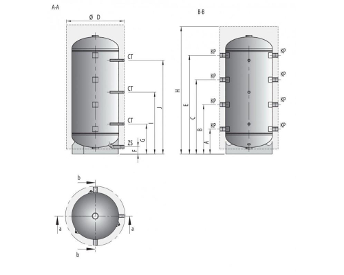 Буферная емкость Elektromet WGJ-B 220
