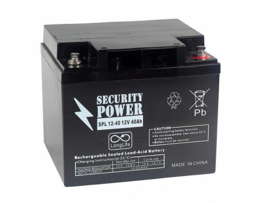 Аккумуляторная батарея Энергия Security Power SPL 12-40 12V/40Ah