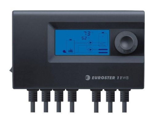 Контроллер температуры твердотопливного котла Euroster 11WB