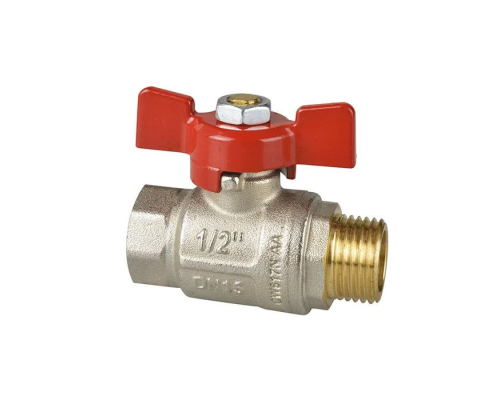 Кран шаровой ICMA 1/2" В-Н бабочка