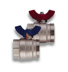 Шаровой кран Kermi x-net 1c" вн.р. x 3/4" внутр.резьб.