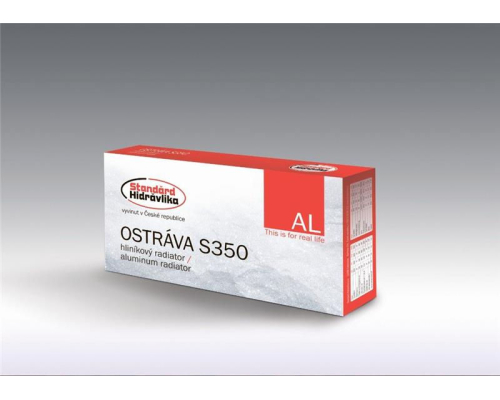 Радиатор алюминиевый Standard Hidravlika Ostrava S350 [10 секций]