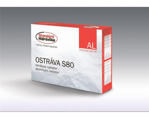 Радиатор алюминиевый Standard Hidravlika Ostrava S80 [10 секций]