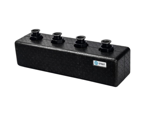 Коллектор стальной без расходомеров Stout SDG-0017 1 1/2" 3 выхода