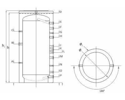 Буферная емкость Sunsystem P 300