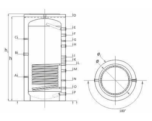 Буферная емкость Sunsystem PR 300