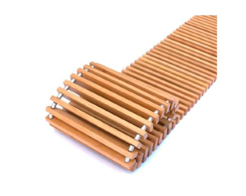 Декоративная деревянная решетка Techno 150-600