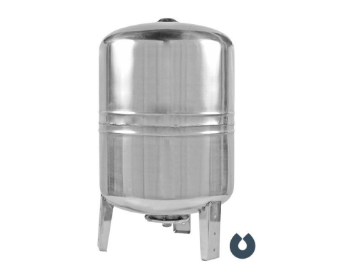 Гидроаккумулятор 80л, (вер.), нерж. сталь, мембрана EPDM