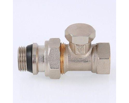 Клапан настроечный Valtec прямой 1/2" (с доп. уплотнением)