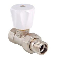 Клапан ручной Valtec (компактный) для радиатора, прямой 1/2"