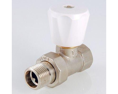 Клапан ручной Valtec (компактный) для радиатора, прямой 3/4"