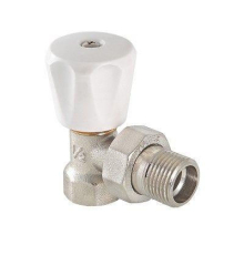 Клапан ручной Valtec (компактный), для радиатора, угловой 1/2"