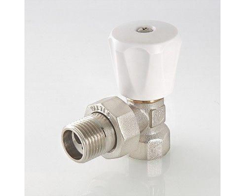 Клапан ручной Valtec (компактный), для радиатора, угловой 1/2"