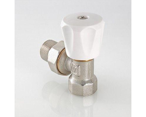 Клапан ручной Valtec (компактный), для радиатора, угловой 3/4"