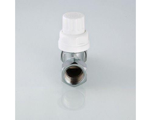 Клапан термостатический Valtec, для радиатора, прямой 1/2" (с доп. уплотнением)
