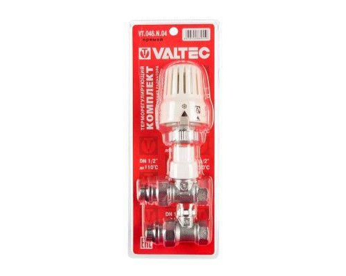 Комплект терморегулирующего оборудования для радиатора Valtec, прямой 1/2"