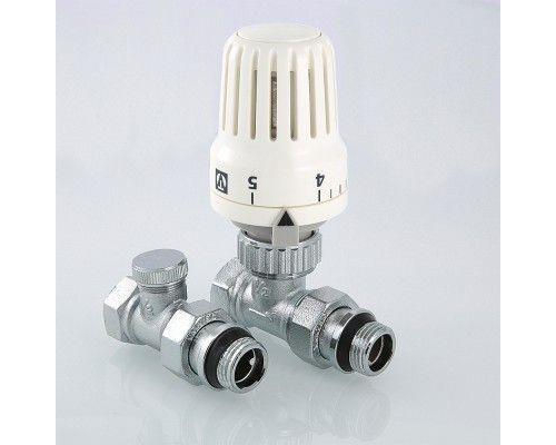 Комплект терморегулирующего оборудования для радиатора Valtec, прямой 1/2"