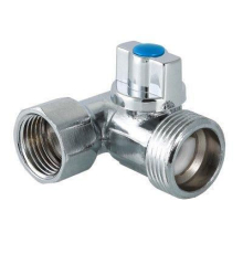 Кран шаровой тройник Valtec д/подкл. сантех. приб. 1/2"х3/4"х1/2"