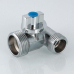 Кран шаровой тройник Valtec д/подкл. сантех. приб. 1/2"х3/4"х1/2"
