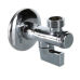 Кран шаровой Valtec угловой с фильтром д/подкл. сантех. приб. 1/2"х1/2"