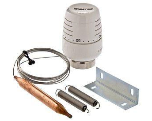 Термоголовка с накладным датчиком Valtec VT.5012 20–60 °С, 2 м
