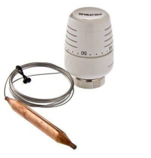Термоголовка с погружным датчиком Valtec VT.5011 20–60 °С, 2 м
