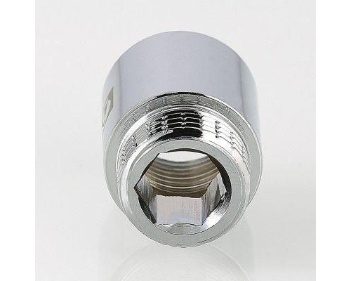 Удлинитель латунный хромированный Valtec 1/2"-100 мм