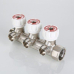 Коллектор с регулирующими вентилями Valtec 3/4", 2 х 1/2"