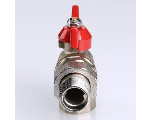 Шаровой кран Valtec Base угловой с полусгоном 1 вн.-нар.