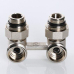 Узел угловой Valtec 1/2" x 3/4" (евроконус) для нижнего подключения радиатора