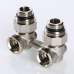 Узел угловой Valtec 1/2" x 3/4" (евроконус) для нижнего подключения радиатора