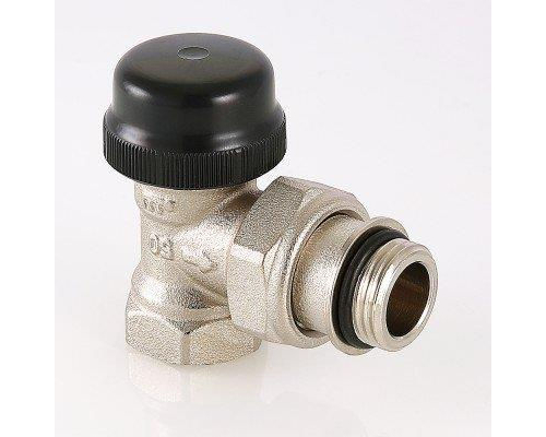 Клапан термостатический угловой с преднастройкой Valtec 1/2"