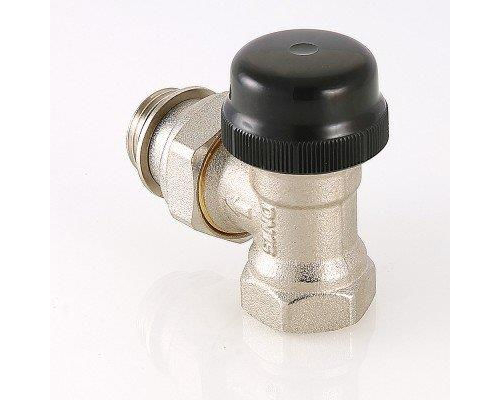 Клапан термостатический угловой с преднастройкой Valtec 1/2"