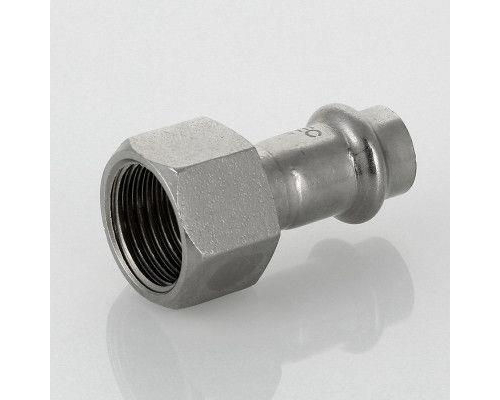 Пресс-фитинг из нержавеющей стали Valtec вн. р. 12 мм x 1/2