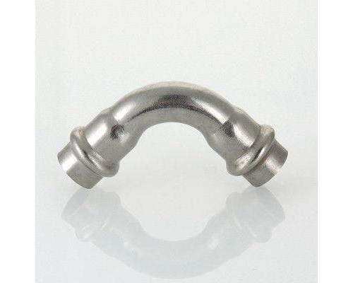 Пресс-угольник 90° (раструб-раструб) из нержавеющей стали Valtec 12 мм