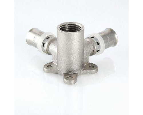 Пресс-водорозетка Valtec проходная 16 мм 1/2