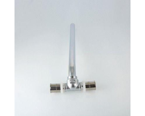 Пресс-фитинг тройник Valtec с хром. трубкой 20-15-16 мм, 30 см