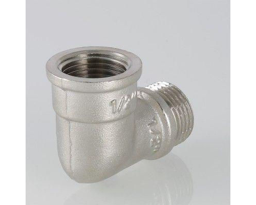 Угольник латунный Valtec с переходом на нар.р. 2"