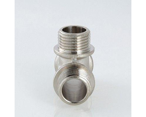 Тройник латунный Valtec с нар.р. 1/2"