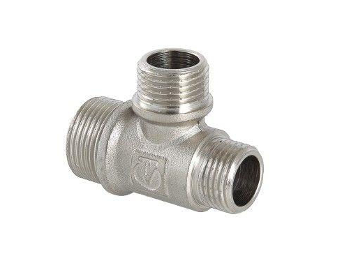Тройник латунный переходной Valtec 3/4"-3/4"-1/2"
