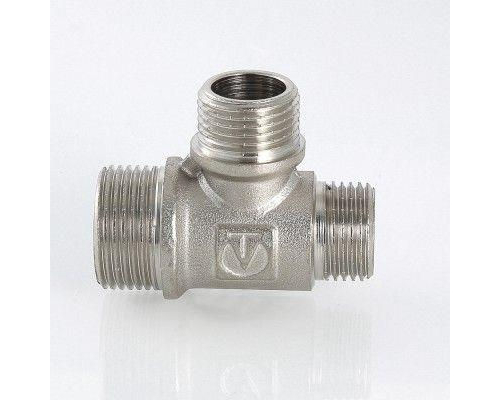 Тройник латунный переходной Valtec 3/4"-3/4"-1/2"