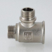 Тройник латунный Valtec с двумя переходами на нар.р. 3/4"-1/2"-1/2"
